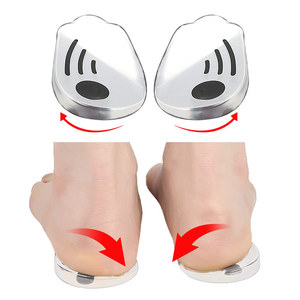 Semelles orthopédiques en gel de silicone magnétiques pour le soin des pieds, soulagement du pied valgus, du pied varus et de la fasciite plantaire (jambes en O/X) - Product Image 2