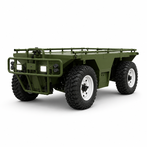 Plateforme UGV tout-terrain 4x4 IP67, véhicule hybride à autonomie étendue pour utilisation logistique industrielle - Product Image 2