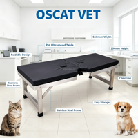 Table d'échographie vétérinaire OSCAT pour animaux de compagnie, table de diagnostic animale, légère, pliable, certifiée pour les hôpitaux vétérinaires