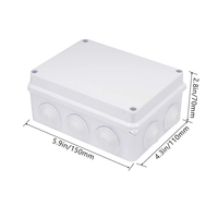 Boîtier en plastique ABS étanche Boîte de jonction Boîtier électronique universel Boîtier électrique 150*110*70mm