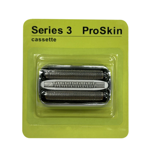 Tête de <span class=keywords><strong>rasoir</strong></span> de rechange 32S avec grille soudée et cassette de lames argentée compatible avec les rasoirs <span class=keywords><strong>Braun</strong></span> Series 3 300s 301s 310s 320s 340s - Product Image 6