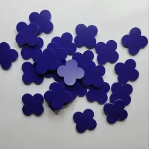 Harga Murah sintetis biru tua Lapis Lazuli empat daun semanggi batu permata