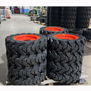 <span class=keywords><strong>Precio</strong></span> directo del fabricante, neumáticos de cargadora deslizante, rueda de dirección deslizante 27x8,5-15 23x8,5-12, neumático sólido con llanta Wo - Product Image 3
