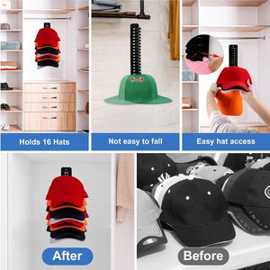 DS5316 <span class=keywords><strong>Porte</strong></span>-<span class=keywords><strong>chapeau</strong></span> <span class=keywords><strong>mural</strong></span> pour placard chambre RV salon casquette crochets de rangement <span class=keywords><strong>porte</strong></span>-<span class=keywords><strong>chapeau</strong></span> organisateur de <span class=keywords><strong>chapeau</strong></span> pour casquettes de Baseball - Product Image 2