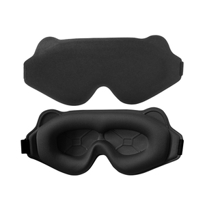 <span class=keywords><strong>Masque</strong></span> oculaire 3D doux et respirant avec coussinets en mousse à mémoire de forme profonde pour les yeux et les narines, évitant les dommages aux cils - Product Image 4