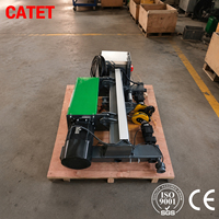 Palans à câble en acier galvanisé de conception industrielle compacte 3,2T 5T avec crochet et télécommande radio pour pont roulant à poutre simple
