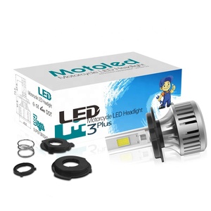 Faro LED superbrillante <span class=keywords><strong>M3PLUS</strong></span> para motocicleta, 40/60W, 4500/6000LM, H4 - Product Image 1