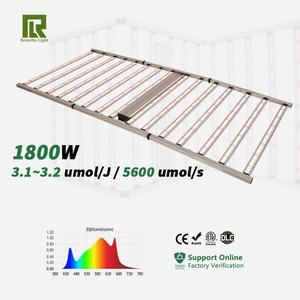 Lámpara de Cultivo <span class=keywords><strong>LED</strong></span> de Alto Rendimiento de 4x8 pies, Espectro Completo UV IR, 1800w 1600w 660nm 730nm, para Invernadero - Product Image 1