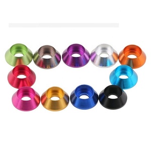 Rondelle à tête cylindrique en alliage d'aluminium de couleur Rondelle à vis hexagonale intérieure Rondelle conique en alliage d'aluminium - Product Image 6
