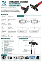 Connecteur magnétique Pogo Pin 3 broches 5A 12V 2,54 mm 3,96 mm N52 plaqué or, couple mâle-femelle, pour données et alimentation, pour applications médicales et connectées