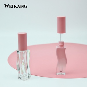 Tube de brillant à <span class=keywords><strong>lèvres</strong></span> vide de 2,5 ml, contenant de luxe rose pour gloss, emballage cosmétique personnalisé, flacon de teinte à <span class=keywords><strong>lèvres</strong></span> avec applicateur - Product Image 3