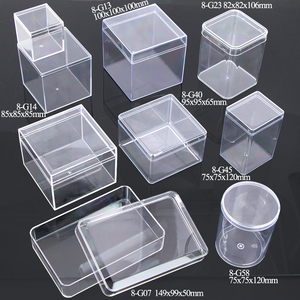 Sunshing trong suốt Acrylic hộp vuông mini thực phẩm kẹo món tráng miệng lưu trữ container đồ chơi hiển thị trường Hợp Hộp Quà Tặng bằng nhựa - Product Image 1