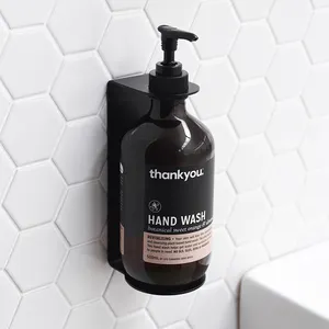 Customized 2024 Most Popular Black Wall Mount Bathroom Shower Soap Dispenser Holder