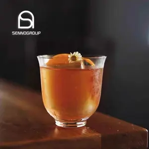 耐久性のある薄いジュース飲料カップカスタマイズロゴウォッカウイスキージンカクテルグラス - Product Image 1