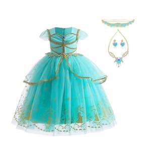 Nuevo Disfraz <span class=keywords><strong>de</strong></span> <span class=keywords><strong>Princesa</strong></span> <span class=keywords><strong>Jazmín</strong></span> <span class=keywords><strong>de</strong></span> <span class=keywords><strong>Aladdin</strong></span> para Niñas, Vestido Árabe para Niños, Inspirado en Películas y Series <span class=keywords><strong>de</strong></span> Televisión, para Navidad, Fiestas <span class=keywords><strong>de</strong></span> Cumpleaños - Product Image 2