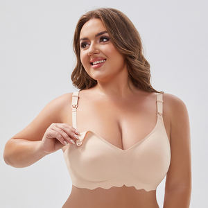Plus Size America Shemale Sexy BH Bequemer Sexy Plus Size Push Up Nahtloser Still-BH Mutterschafts-Still-BH - Product Image 1