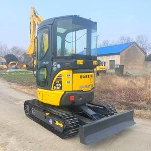 Excavatrice d'occasion JAPAN KOMATSU PC35MR, mini-excavatrice de 3,5 tonnes, excavatrice sur chenilles KOMATSU PC30MR, pompe hydraulique, matériel - Product Image 3