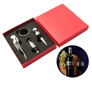 Promotion Multifunction wine corkscrew set Seahorse Knife Opener wine pourer gift pack set tool wine corkscrew bottle opener