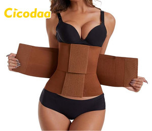 Özel kadın yüksek sıkıştırma göbek mide bel eğitmen yüksek elastikiyet doğum sonrası kemer geri destek - Product Image 4