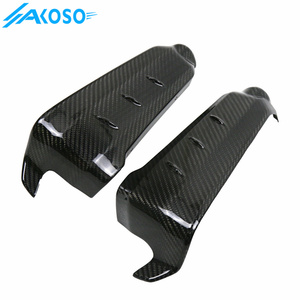 AKOSO 3K, cubierta de Panel lateral de motocicleta de fibra de carbono seca, cubiertas protectoras de radiador para <span class=keywords><strong>Yamaha</strong></span> <span class=keywords><strong>MT09</strong></span> FZ09 2021 <span class=keywords><strong>2022</strong></span> 2023 2024 - Product Image 3