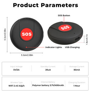 <span class=keywords><strong>Bouton</strong></span> SOS WiFi pour enfants et personnes âgées, <span class=keywords><strong>bouton</strong></span> d'urgence pour les personnes âgées - Product Image 3