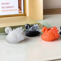 Bougie texturée artisanale de luxe écologique en cire de soja parfumée Cygne, sans fumée, aromathérapie, Flamingo, pour mariage, décoration intérieure, Saint-Valentin