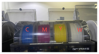 Paket Filamen 3D FDM Bambu Lab PLA Basic CMYK 1KGx4 1.75mm untuk Seni Lithophane, Cocok untuk Printer Bambu AMS
