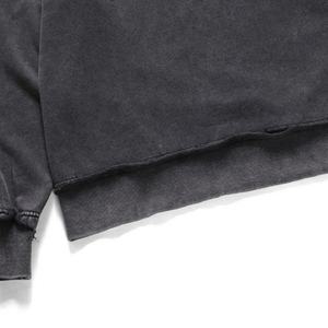 Sudadera de Hombre de Alta Calidad, Holgada, Estilo Hip-hop, con Estampado Animal, Cuello Redondo, Negra, Vintage, Talla Grande, de Poliéster/Algodón - Product Image 5