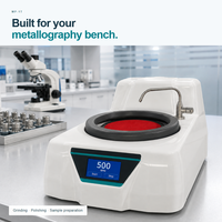 Machine de polissage et de meulage de spécimens métalliques à section mince entièrement automatique à écran tactile Aiqiric MP-1T avec moteur PLC
