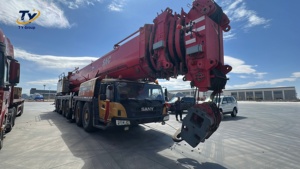 Grúa hidráulica Sany SAC4500 de 450 toneladas con pluma de 84 m, equipo de elevación de alta capacidad para proyectos de plantas. - Product Image 3