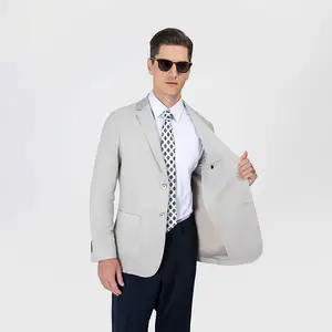 वयस्कों के लिए बटन फ्लाई पैंट सांस लेने योग्य पॉलिएस्टर के साथ एमटीएम कस्टम मेड-टू-माप सिंगल ब्रेस्टेड सूट