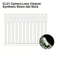 2UUL CL21 Nettoyeur d'objectif portable pour appareil photo, bâtonnet en résine synthétique pour éliminer la poussière et les traces de doigts, outil de nettoyage pour objectif d'appareil photo de téléphone et écran