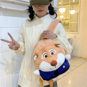 Juguetes de Peluche de Animales de Dibujos Animados, Muñeco de Peluche, Mochila de Dibujos Animados, Zootopia, Nick, Judy, Mochila Infantil - Product Image 5