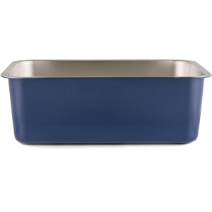 Litière pour chat en acier inoxydable épaissi Pet Extra Large Boîte à litière pour chat de type ouvert de 9 pouces avec couvercle - Product Image 3