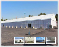 Tente d'événement à grande échelle de 15*30m, entrepôt de cour, tente en alliage d'aluminium PVC de mariage