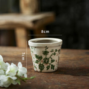 Fresca y retro nórdica simple artículos hidropónicos jardín creativo orquídea planta verde <span class=keywords><strong>suculenta</strong></span> maceta de cerámica grande - Product Image 5