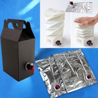 Bolsa de Cartón Resistente para Vino Tinto en Caja, Bolsas para Vino en Caja