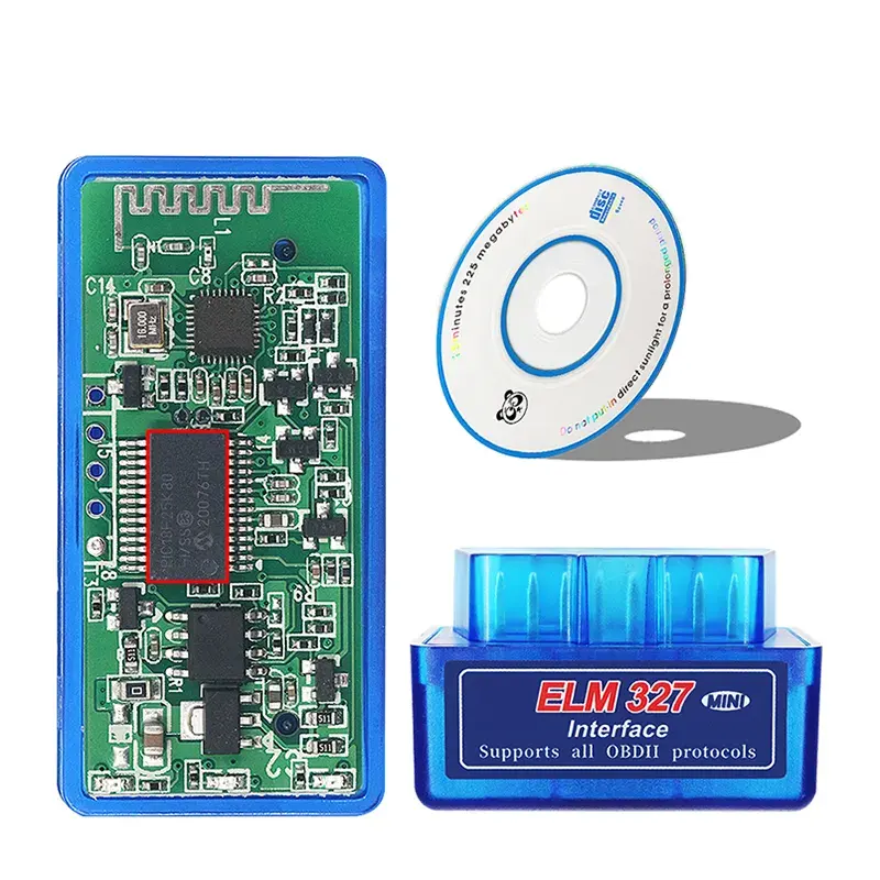 Chất lượng cao ELM327 V1.5 BT OBD2 Scanner kép pic18f25k80 xe công cụ Chẩn đoán