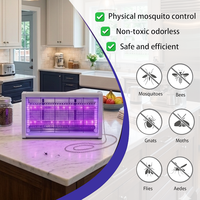 Nouvelle Arrivée Lampe Anti-Moustiques Électrique UV Silencieuse Éco-Responsable Économie d'Énergie à Double Lumière 2000V