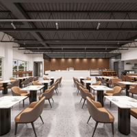 Comptoir de bar à café commercial blanc personnalisable OEM avec éclairage LED, design écologique de haute qualité pour café professionnel