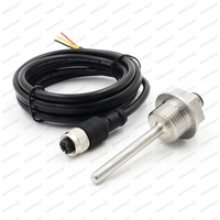 Sonde en métal durable à puce de capteur Maxim d'origine, câble de gaine flexible en TPE, prise d'aviation standard, sonde de température DS18B20