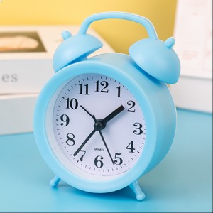 Reloj <span class=keywords><strong>Despertador</strong></span> de Cuarzo de Diseño Minimalista para Decoración del Hogar, con Doble Campana Pequeña, Digital, Creativo, de Plástico, para Mesa de Noche - Product Image 4