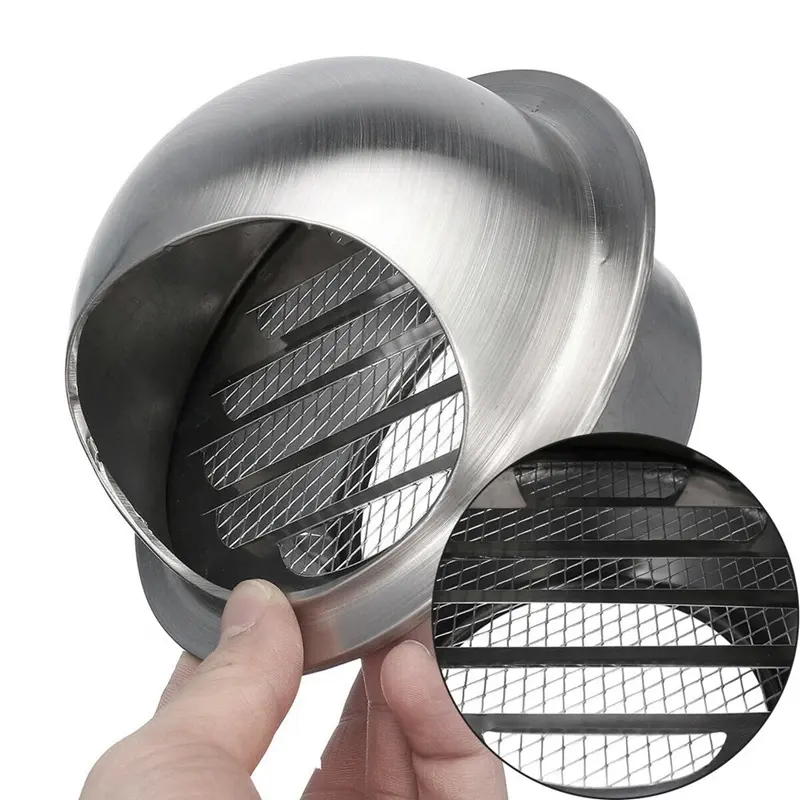 Stainless Steel 201 304 Round Air Vent For Kitchen Cabinet Kitchen Vent Cover