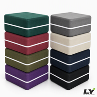 Bloc de yoga professionnel en EVA 300g/400g, épais, haute densité, coins arrondis, antidérapant, brique de Pilates, logo personnalisé pour le yoga et la danse