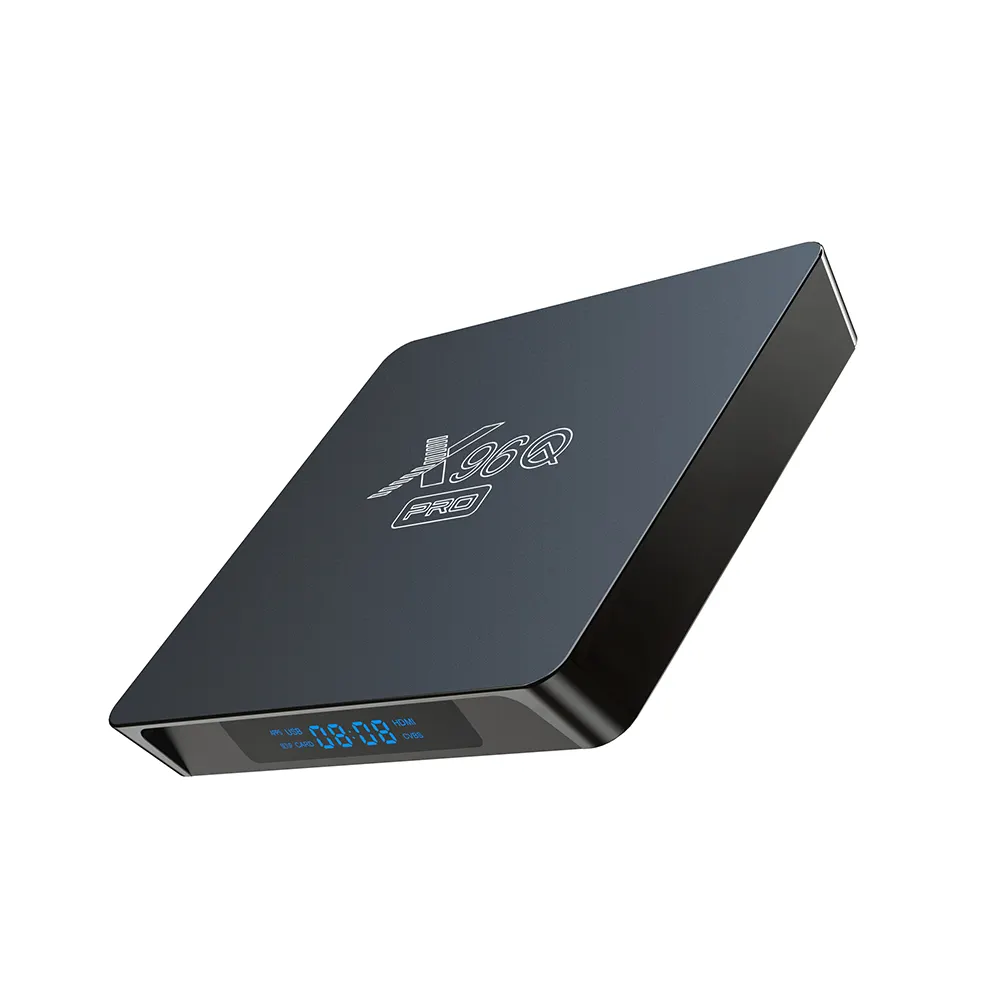 셋톱 박스 Tv 박스 안드로이드 10.0 4K 3D 스마트 X96Q 프로 IPTV 상자 2.4G 5G 와이파이