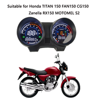 Harga Pabrik Terlaris Speedometer Odometer Motor 12V Cocok untuk Honda TITAN 150 FAN150 CG150