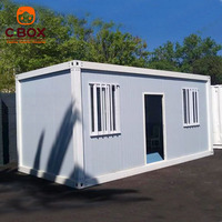 Cbox Maison portable de 20 pieds, dortoir de chantier, maison modulaire préfabriquée, conteneur détachable