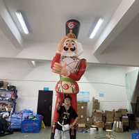 Modèle géant gonflable personnalisé de Casse-Noisette, personnage de Noël, pour affichage et décoration de centres commerciaux et festivals de fin d'année