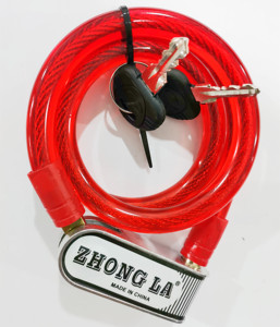 Khóa Bảo Mật Cao Với Chìa Khóa Cho Xe Máy Và Xe Đạp Khóa Dây Thép Cáp - Product Image 2