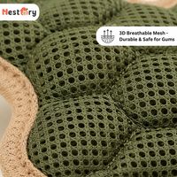 Jouet à mâcher interactif en peluche durable et couineur pour chiens, personnalisable, écologique, anti-ennui, pour l'exercice